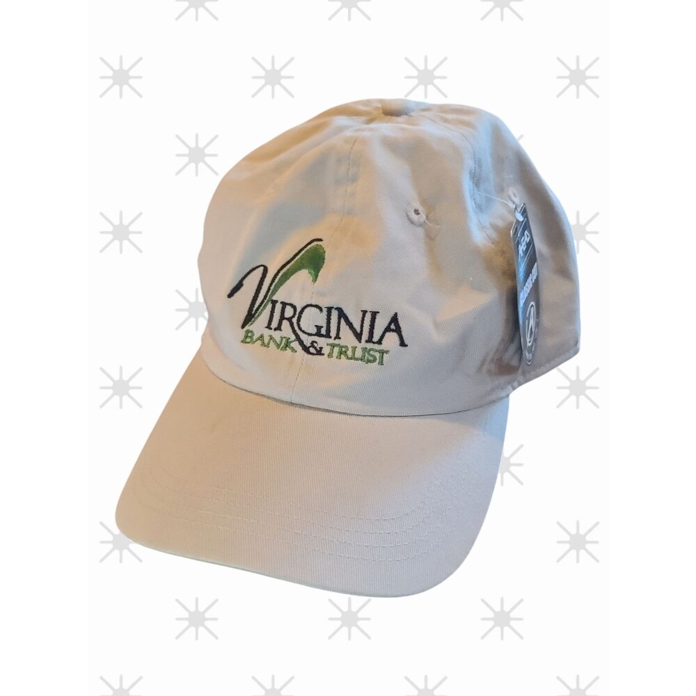 AHEAD NWT Virginia Bank & Trust Ball Cap Hat Adjustable Baseball Brown